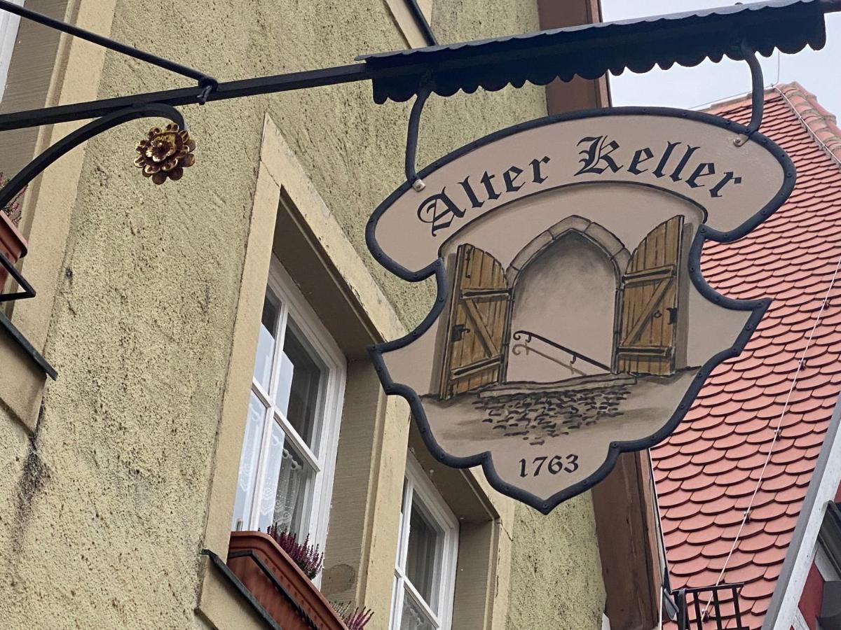罗滕堡 Gastehaus Alter Keller酒店 外观 照片